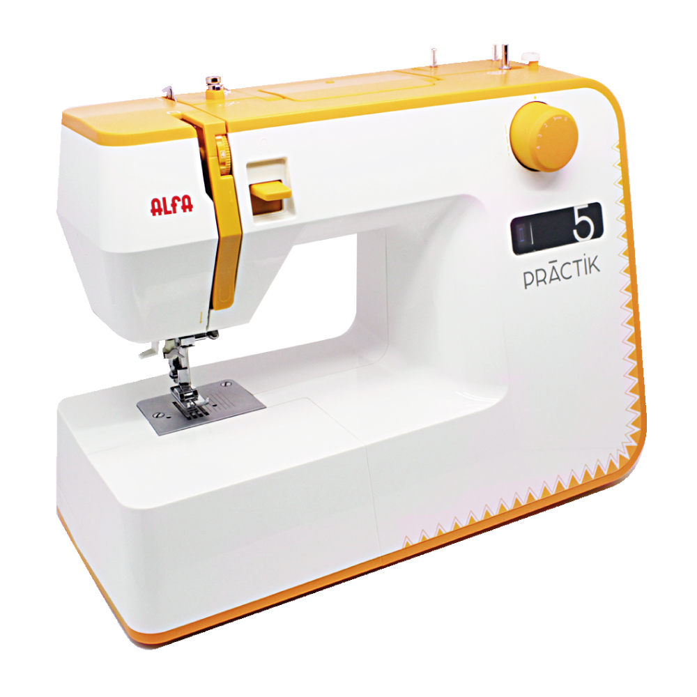 maquina de coser marca ALFA con mesa manual