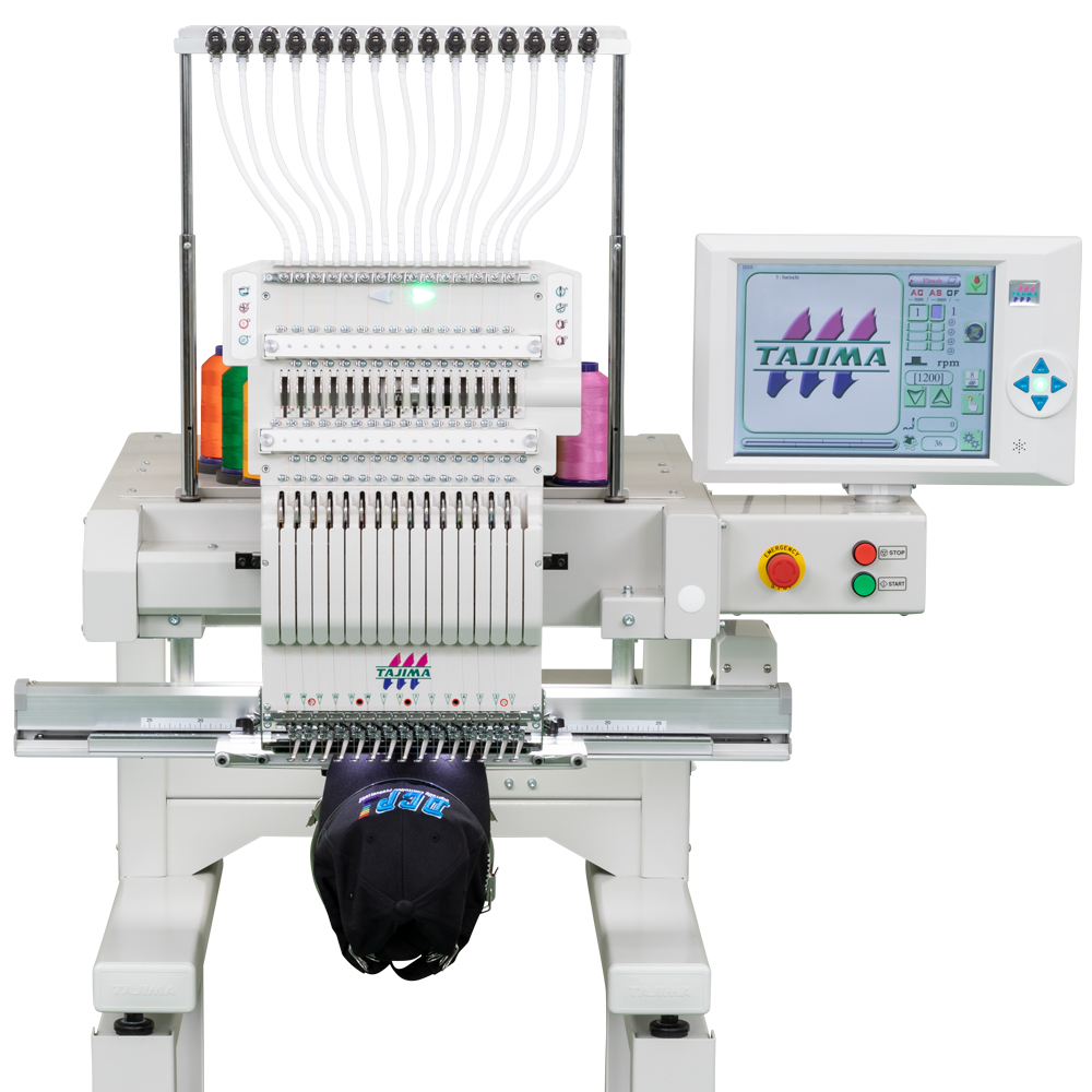Máquinas Bordadoras industriales Tajima, planas y cilíndricas