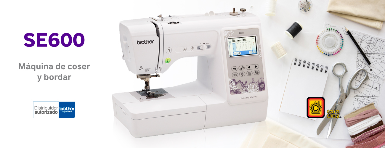 Bordadora doméstica – máquina de coser BROTHER SE630 – Maquinas de