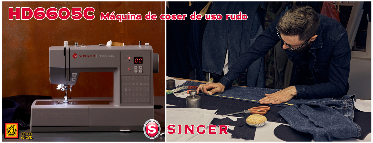 Máquina de coser de uso rudo Singer HD6605C