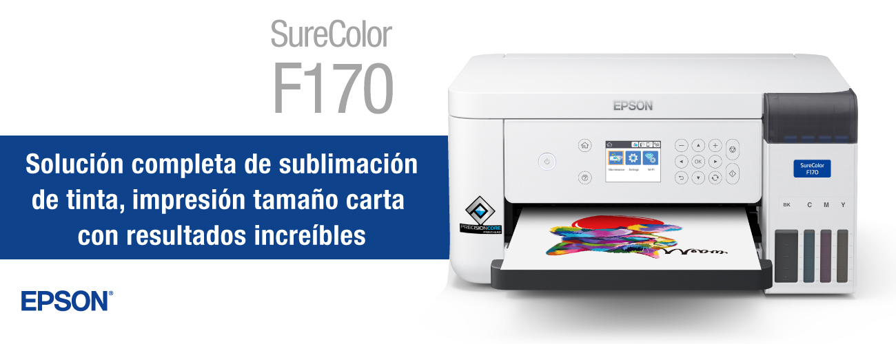 Impresora Sublimación Epson F170. Impresión Sublimación Tamaño Carta