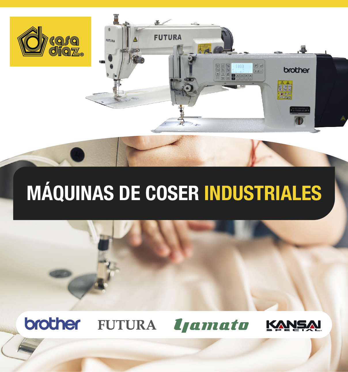 Mquinas de coser industriales