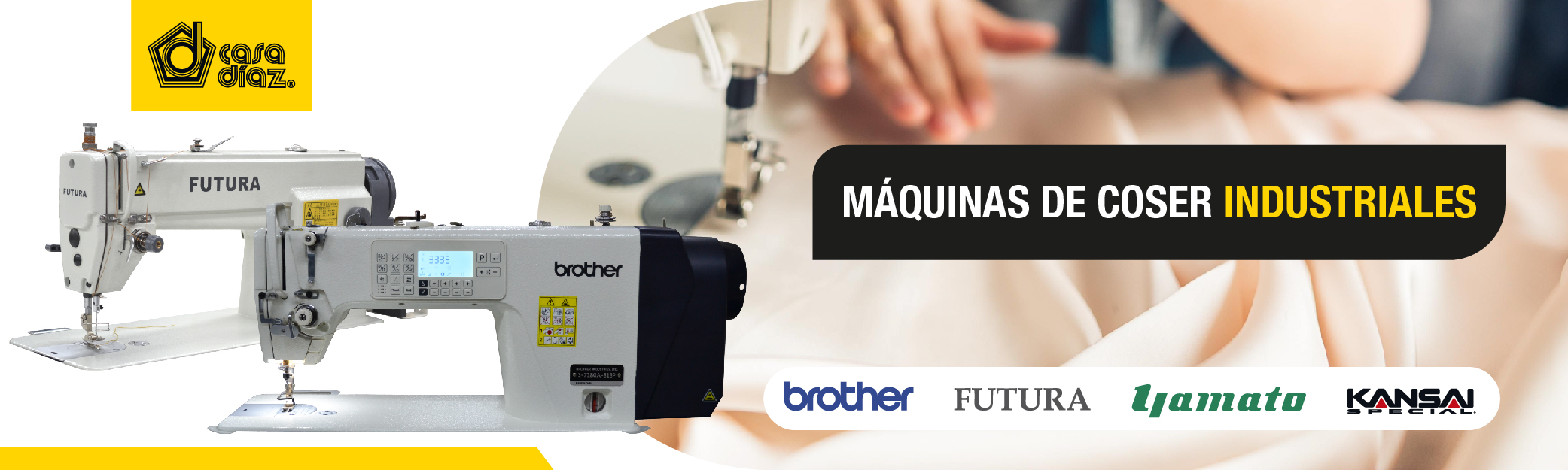 Mquinas de coser industriales